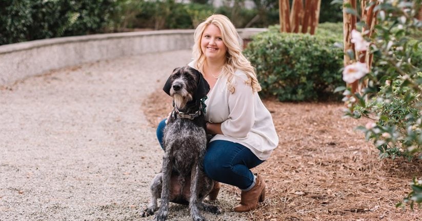 Meghan and her dog